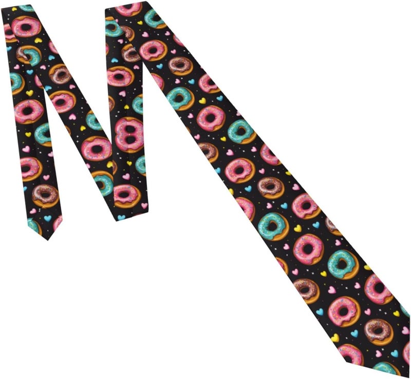 Yilad Tie for Men and Boy Novelty Fun Full Print Men's Necktie Skinny Fashion Narrow Wide - Image 3